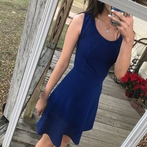 Blue Skater Dress